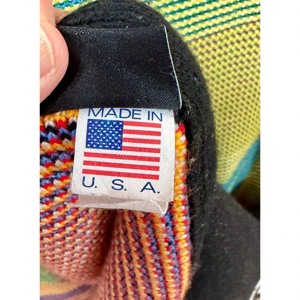 Navy USS Pasadena (SSN 752)‎ Emblem Blanket Birmingham Knitting Co Vintage